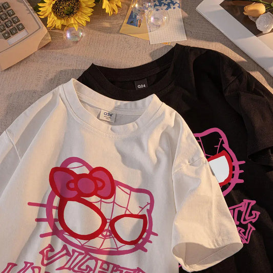 Hello Kitty & Spiderman Camisas Pareja